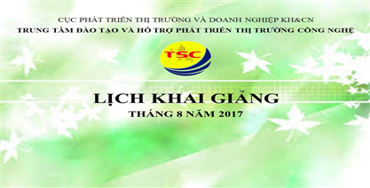 Các khóa đào tạo trong tháng 8 năm 2017