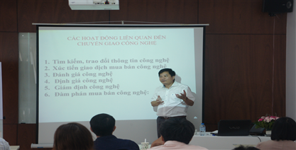 Chương trình Tập huấn, bồi dưỡng kiến thức phát triển thị trường khoa học và công nghệ tại Thành phố Hồ Chí Minh